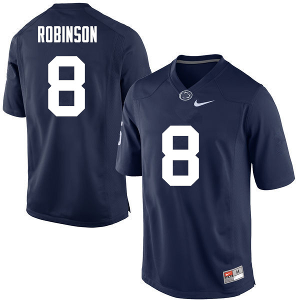 Men Penn State Nittany Lions #8 Allen Robinson College Football Jerseys-Navy